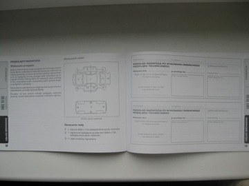Сервисная книжка Fiat Fiat 05/2020 года PL книга сервисных осмотров FIAT