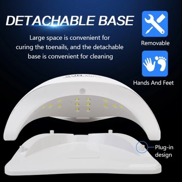 45 LEDS UV LED Lamp For Nails Lamp With Memory Function Professional Nail D