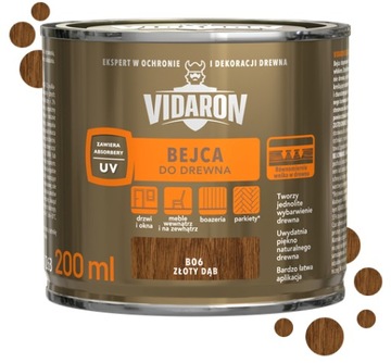 Vidaron bejca do drewna Złoty dąb B06 0,2L