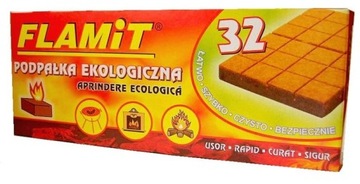 Podpałka EKO FLAMiT kominek grill 32 kostki
