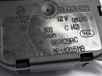 AUDI A4 B6 B7 MOTOREK RADIÁTORU 8E1820511B