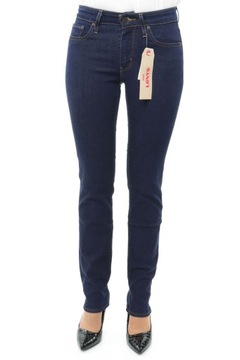 LEVI'S 712 SLIM spodnie damskie proste W24 L30