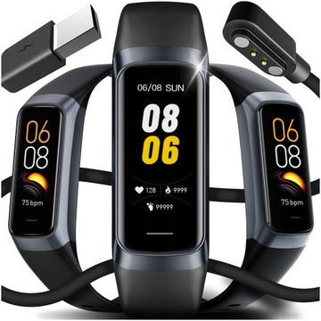 SMARTWATCH SMARTBAND AMOLED POLSKIE MENU OPASKA SPORTOWA RÓŻNE KOLORY PL