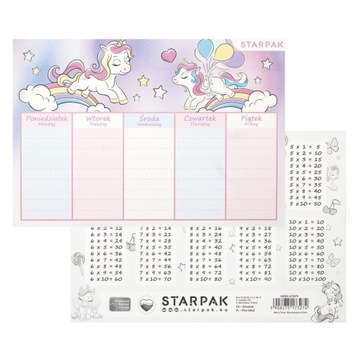 PLAN LEKCJI UNICORN STARPAK