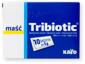 Tribiotic maść antybakteryjna 10 saszetek x 1g
