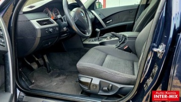 BMW Seria 5 E60 Sedan 2.5 525i 218KM 2006 BMW Seria 5 Zarejestrowany kombi bogata wersja gaz LPG 2.5 BenzynaLPG, zdjęcie 13