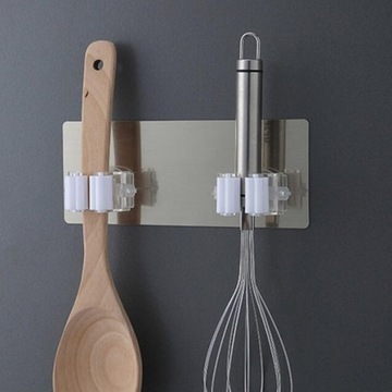 Самоклеящаяся ВЕШАЛКА-ДЕРЖАТЕЛЬ ЩЕТКИ ШВАБРА