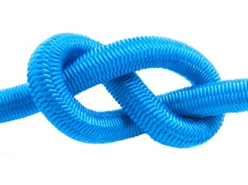 Lina elastyczna Gumowa Ekspandor Guma do Plandek bagaży niebieska 8mm 100m