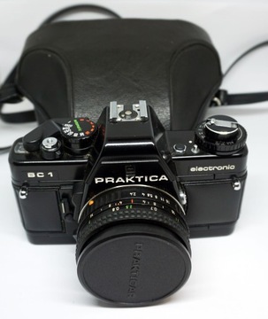 Aparat Praktica BC1 Electronic Prakticar 2,4/50mm w pięknym stanie sprawny