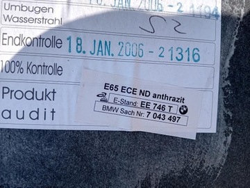 ПОТОЛКА BMW 7 E65 E66 745