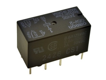 PRZEKAŹNIK 24V DC 0,5A/125V 2A/30V