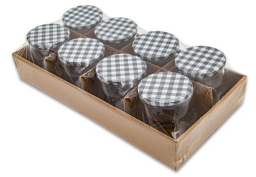 8 банок стеклянная банка для консервирования, маринования меда, варенья 300 мл