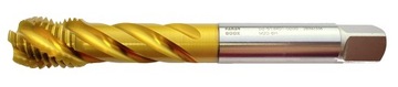 Gwintownik Maszynowy Skrętny M20 800X HSS-E TIN FANAR DIN 376-C