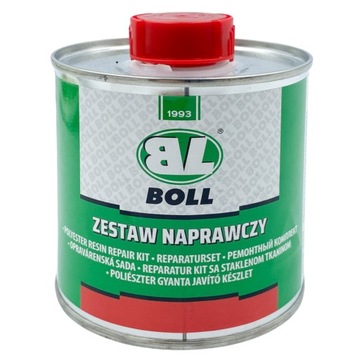 BOLL ZESTAW NAPRAWCZY ŻYWICA + UTWARDZACZ + MATA