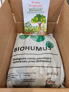 WermiKompost Dżohumus Biohumus Nawóz Ogrodniczy Ziemia po Dżdżownicach 15L