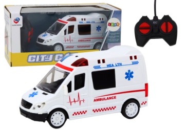 Lean Toys Швидка допомога дистанційно керована зі звуком і світлом 240x130 мм