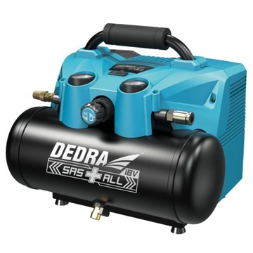 Kompresor bezolejowy akumulatorowy 36V Dedra DED7077V 8bar