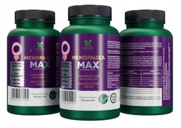 Lanco MENOPAUZA MAX - SUPLEMENT PREMIUM DLA KOBIET 40+