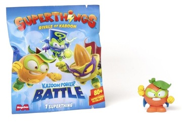 1 x SASZETKA Z FIGURKĄ Super Things Seria 14 Zings KAZOOM Power Battle