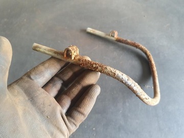 МОТОЦИКЛ WSK MO6 - Z2 1964 РУЧКА ЗАДНЯЯ КРЕПЛЕНИЯ РУЧКА БАГАЖНИКА ОРИГИНАЛ