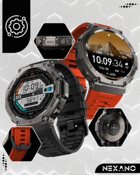 SMARTWATCH МУЖСКИЕ ЧАСЫ ВОДОНЕПРОНИЦАЕМЫЙ GPS МЕНЮ EN ЗВОНКИ СПОРТ СМАРТ