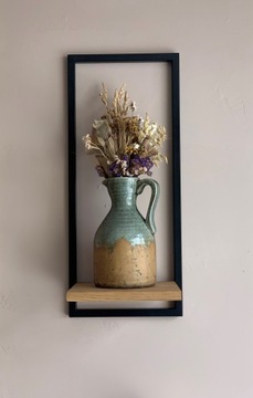 ПОЛКА ПОДВЕСНАЯ НАСТЕННАЯ LOFT, ДУБ натуральный