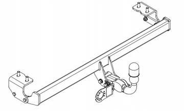 ODEPÍNACÍ ZAŘÍZENÍ(HÁK) TÁŽNÝ TOYOTA AURIS 2 HYBRID OD13
