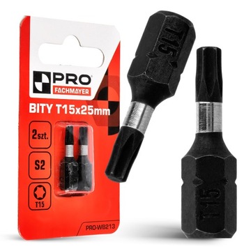 Ударная бита Ударная бита TX15 25 мм | Ударная бита для отвертки 2 шт.
