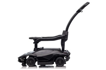 Lamborghini QLS-996T Black Ride-On с коляской