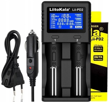 Lii-500S LCD multifunctional universal 4-port lithium battery charger