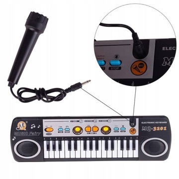 ОРГАН ДЛЯ ДЕТЕЙ 31 КЛЮЧ + ПОДСТАВКА ДЛЯ МИКРОФОНА