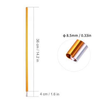 ОПОРНЫЕ ТРУБКИ ДЛЯ ТЕНТА, НАвес, 11 ЛЕНТ, 8,5 ММ