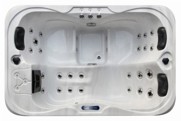 Jacuzzi ogrodowe całoroczne SPA z hydromasażem 3 osobowe Kreta