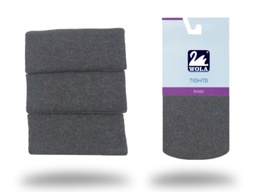 Wola BASIC bawełniane rajstopy, BROWN Q10, 92-98