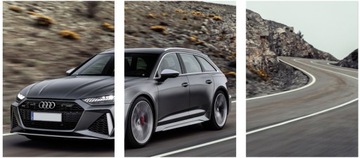 3x OBRAZ NA ŚCIANĘ SAMOCHÓD AUDI RS4 30x40