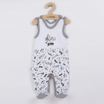 NIEMOWLĘCE BAWEŁNIANE ŚPIOCHY NEW BABY MUSIC ROZMIAR 62 (3-6M)