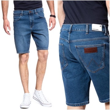 Męskie szorty jeansowe Wrangler 5 POCKET SHORT W30