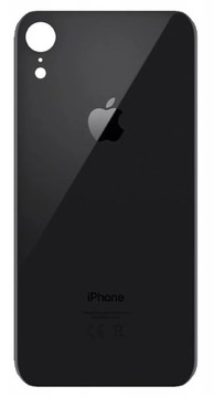 Klapka Plecki Tył iPhone XR Czarny Black Duże oczko BIG HOLE