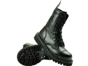 WYSOKIE LEGENDARNE GLANY SKÓRZANE METAL NOSE 40 CZ