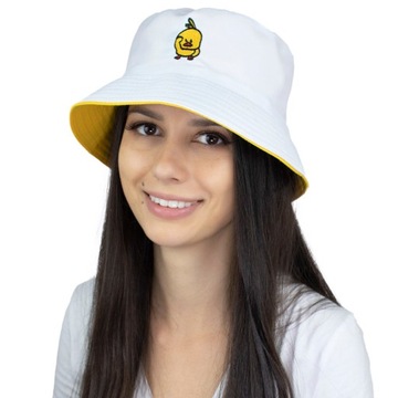 BUCKET HAT dwustronny KAPELUSZ RYBACKI kaczka