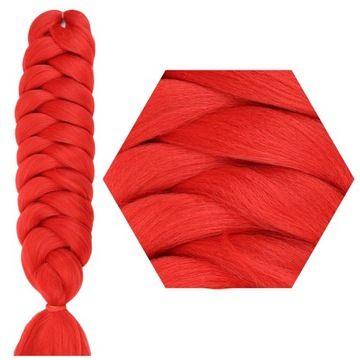 Włosy SYNTETYCZNE do warkoczyków KOLOROWE warkoczyki DOCZEPIANE WŁOSY 200cm