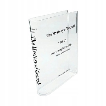 Акриловая ваза Элегантная прозрачная ваза для