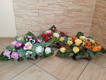 ЦВЕТЫ на могилу НАБОР РАШ БУКЕТ цветов РОЗА