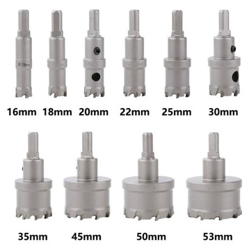 Набор кольцевых пил Falon-Tech FT165310T 10 шт., сверла из титана