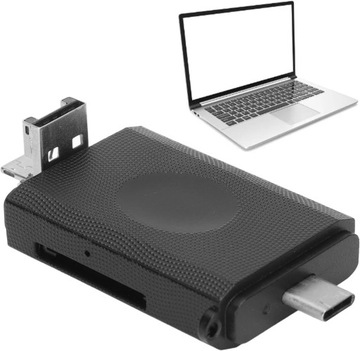 Czytnik Kart Pami?ci, USB C USB Micro USB 3 w 1 3
