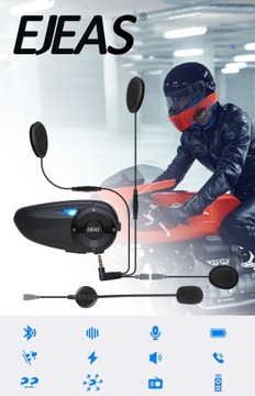 ИНТЕРКОМ EJEAS Q7 МОТОЦИКЛ ИНТЕРКОМ FM-РАДИО