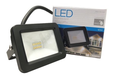 Zewnętrzny Naświetlacz Lampa Halogen LED 10W 800Lm