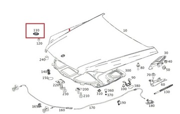 MERCEDES CLK CL CLS TŘÍDA G HVĚZDA ZNAK OE