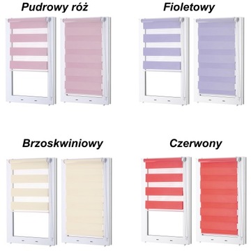 РОЛЛОННЫЕ ШТОРЫ ДЕНЬ НОЧЬ РОЛЛЕР 75х150СМ с натяжителем, ЦВЕТА ПО РАЗМЕРУ НА ЗАКАЗ