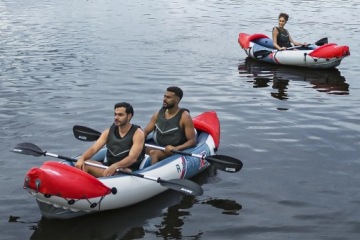 Надувной каяк 1 накачанный + пакет насоса 290 см BeaStway